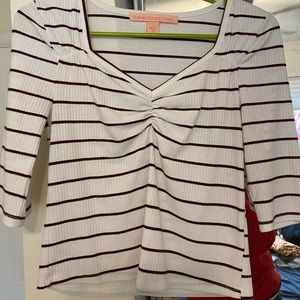 Cute striped crop top